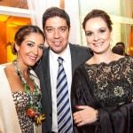 Cristina Côrtes, Altineu Côrtes e Mariana Côrtes